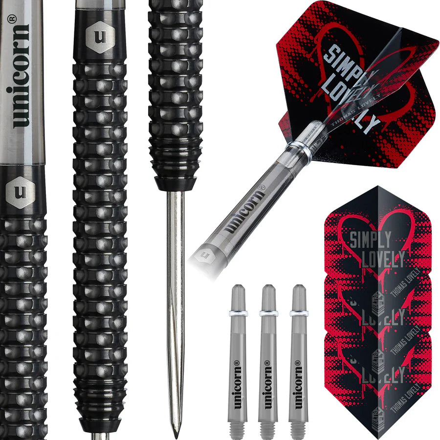 Unicorn Thomas Lovely 90% Tungsten Steel Tip Darts - Image 2