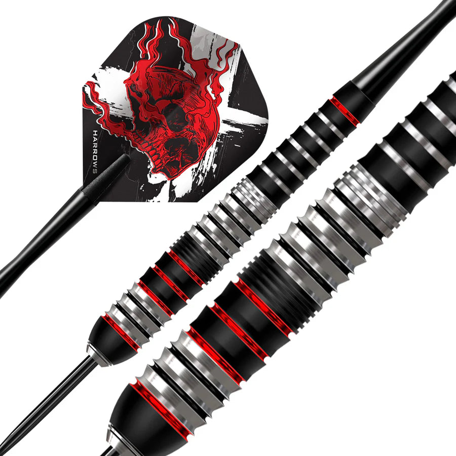 Harrows Heavy Metal Stainless Steel Steel Tip Darts - Image 2
