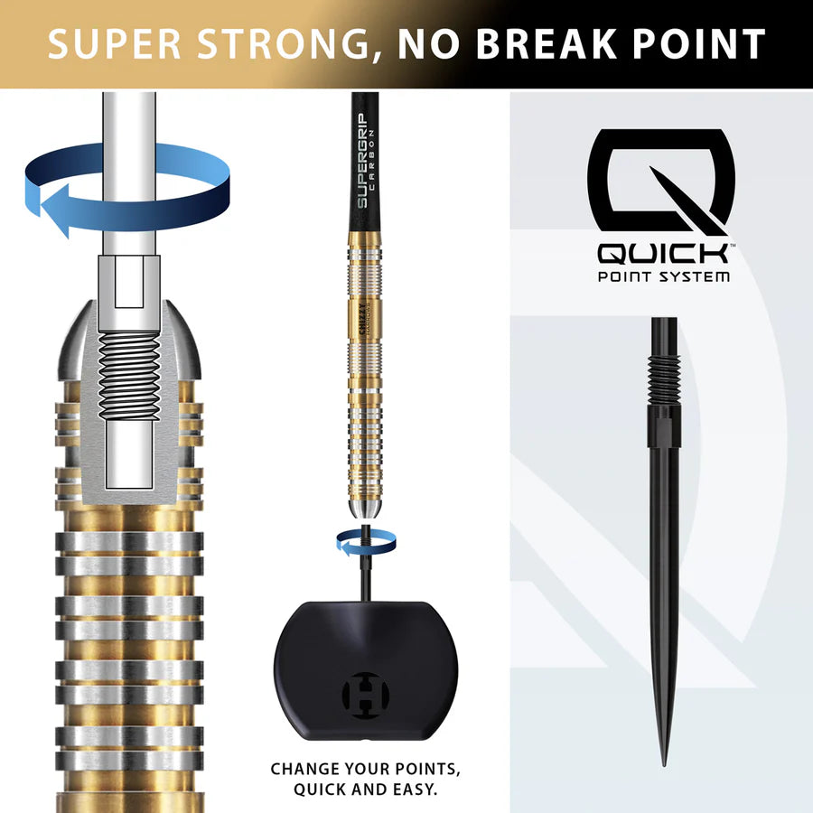Harrows Dave Chisnall Chizzy Series 2 90% Tungsten QP Steel Tip Darts - Image 3