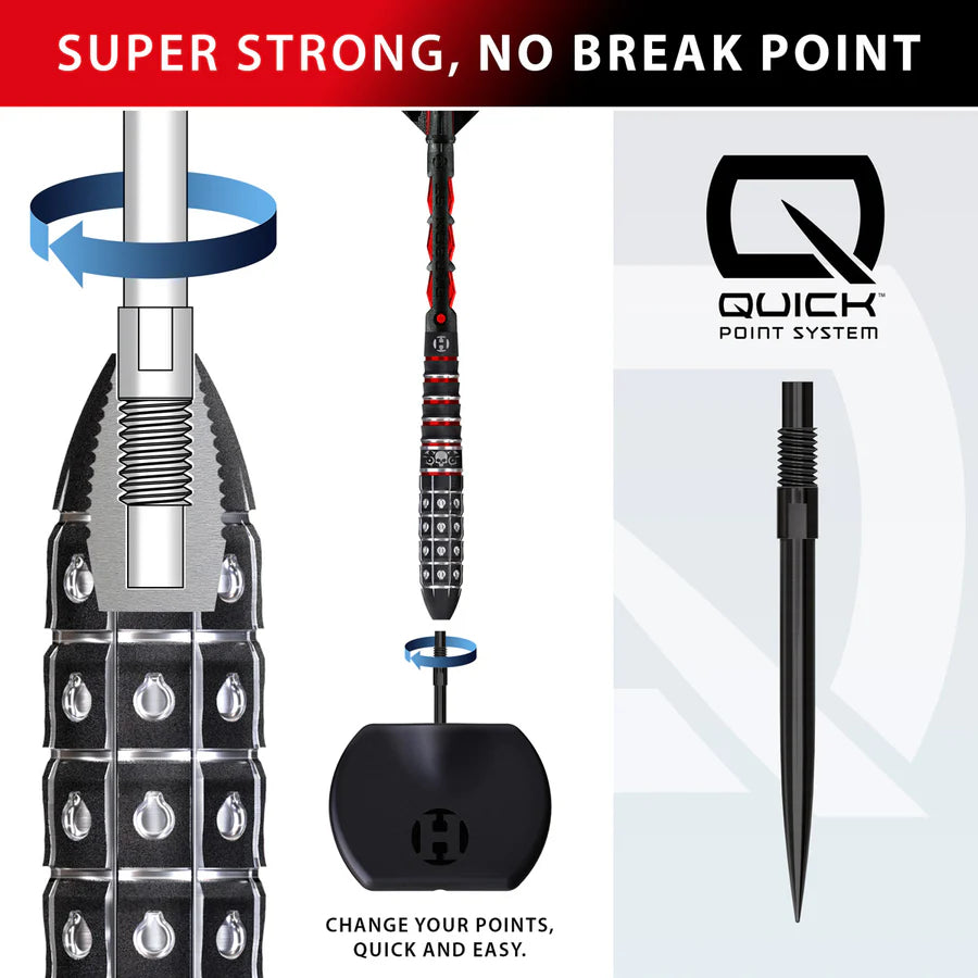 Harrows Ryan Searle Series 3 90% Tungsten QP Steel Tip Darts - Image 3