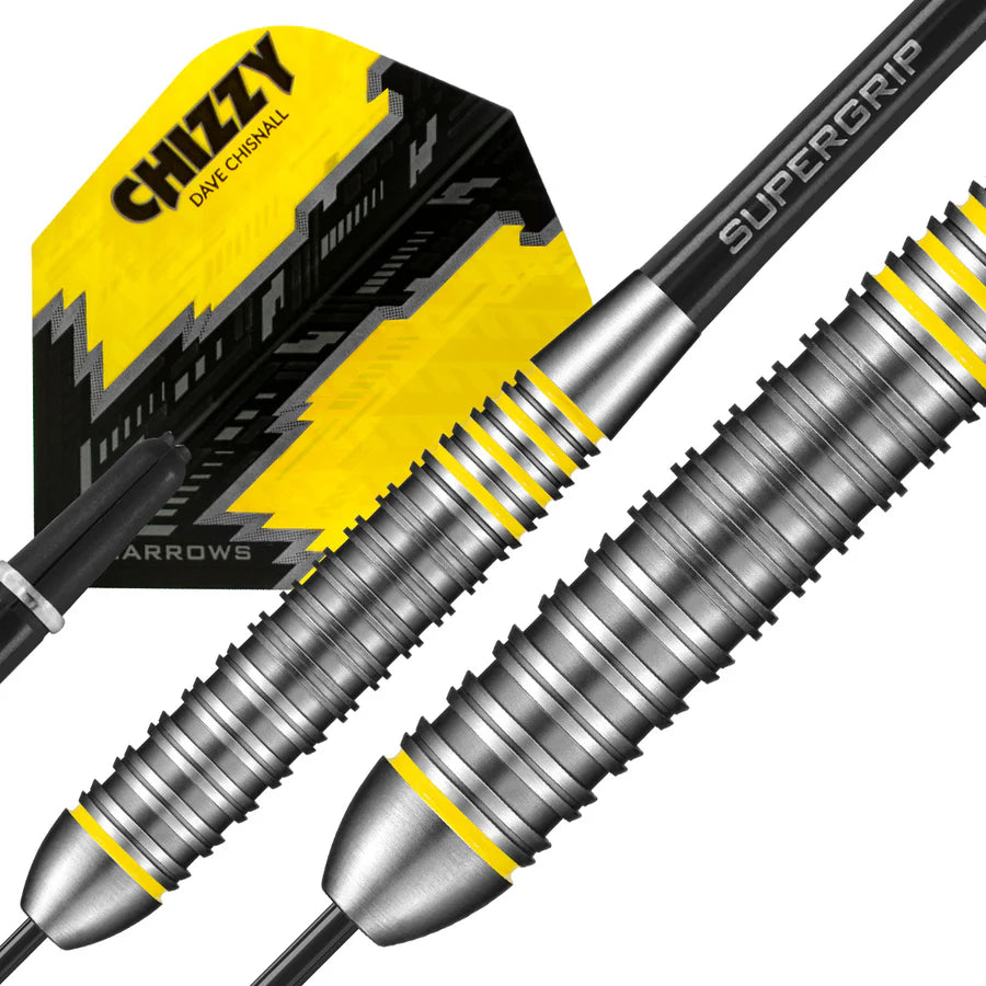 Harrows Dave Chisnall Chizzy Brass Steel Tip Darts - Image 3
