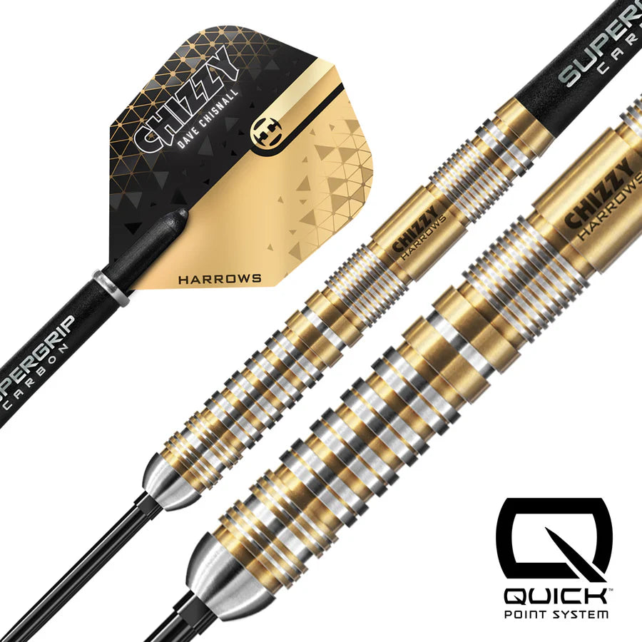 Harrows Dave Chisnall Chizzy Series 2 90% Tungsten QP Steel Tip Darts - Image 2