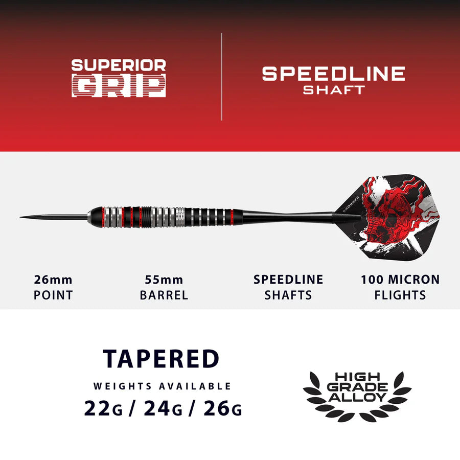 Harrows Heavy Metal Stainless Steel Steel Tip Darts - Image 4