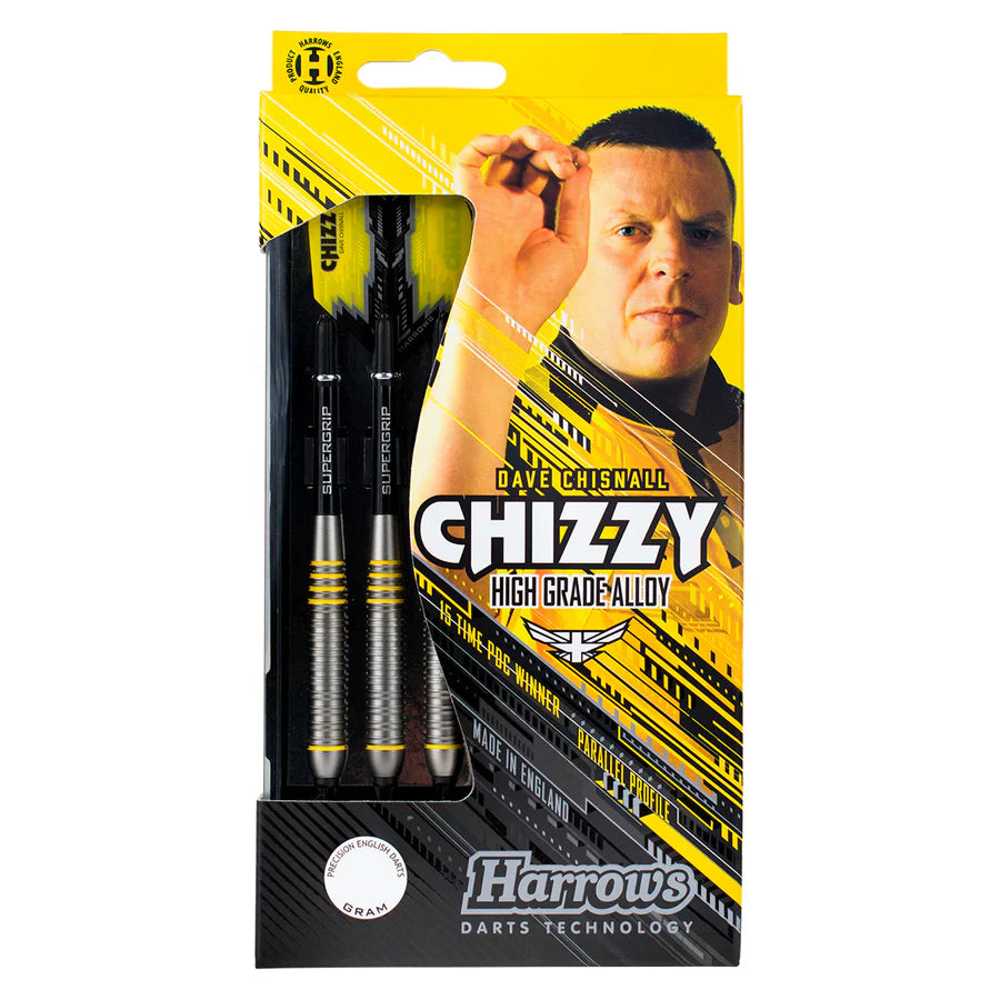 Harrows Dave Chisnall Chizzy Brass Steel Tip Darts - Image 2