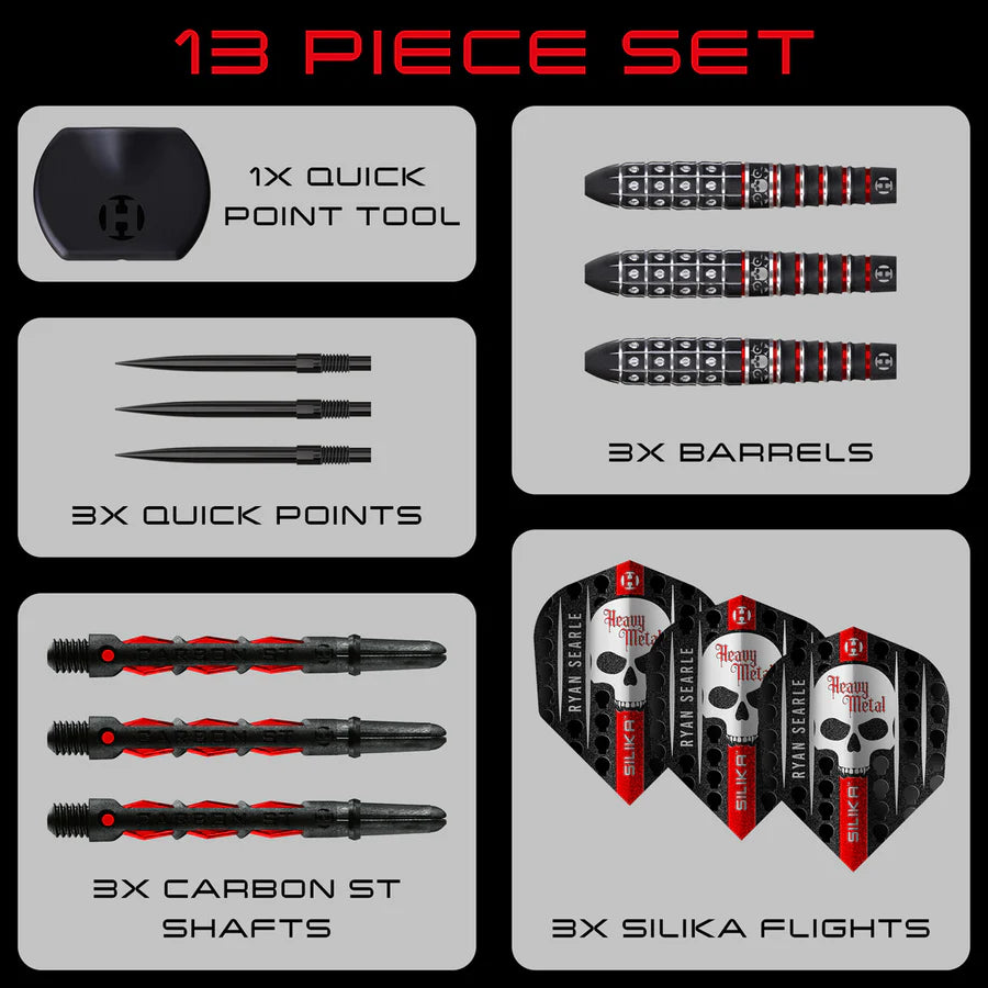 Harrows Ryan Searle Series 3 90% Tungsten QP Steel Tip Darts - Image 4