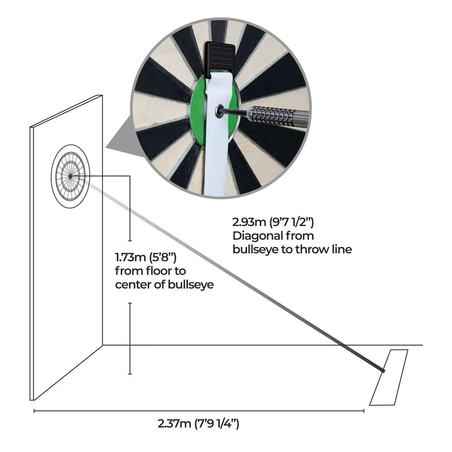 Mission Retractable Dartboard Measure - Image 5