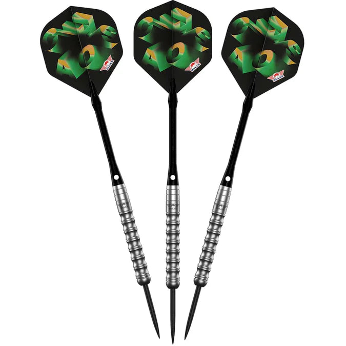 Bulls NL Chaos Green 90% Tungsten Steel Tip Darts - Image 2