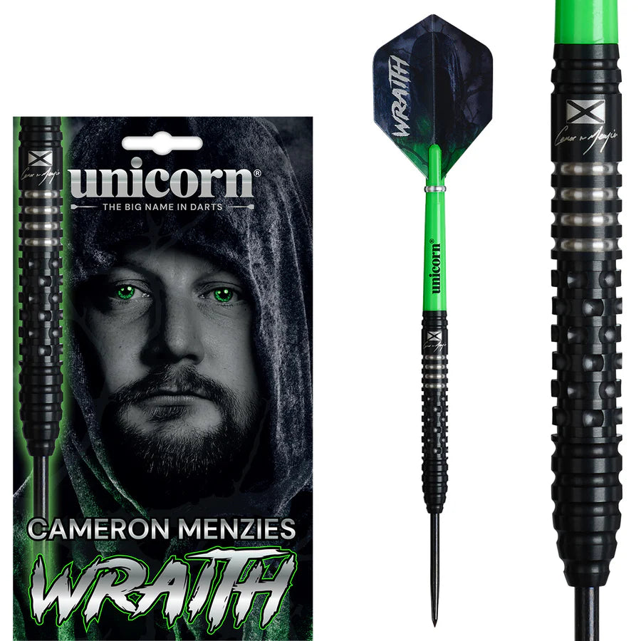Unicorn Wraith Cameron Menzies 90% Tungsten Steel Tip Darts