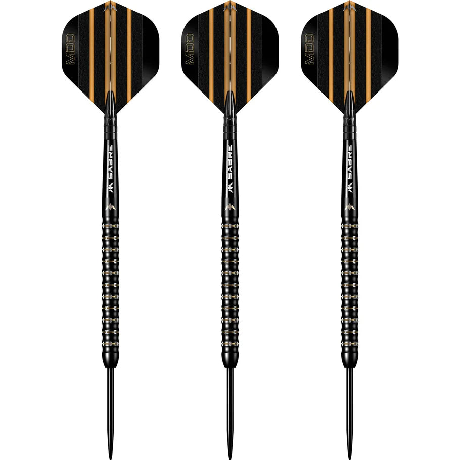 Mission Mike De Decker 95% Tungsten Steel Tip Darts Black & Gold PVD - Image 2