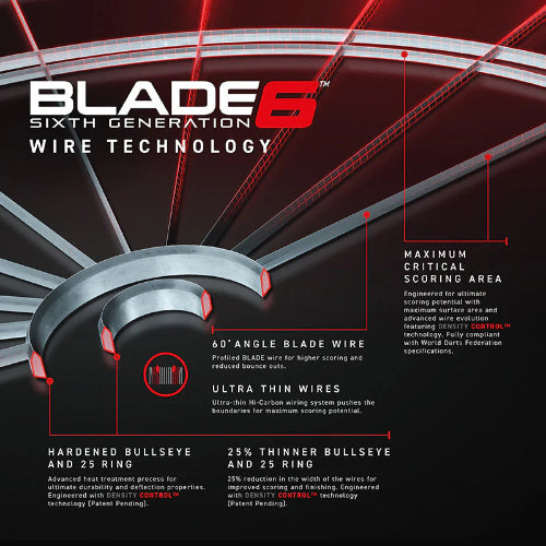 Blade 6 Professional Dart Board - Image 3
