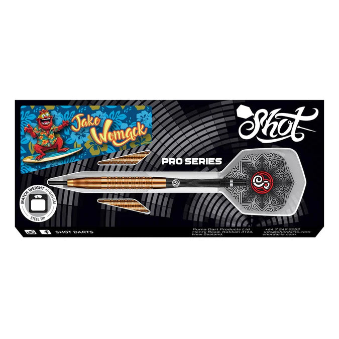 Shot Pro Series Jake Womack 90% Tungsten Steel Tip Darts - Image 2