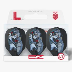 L-Style Darts Flights L-Flight EZ L1 Sho Okano Black Flights