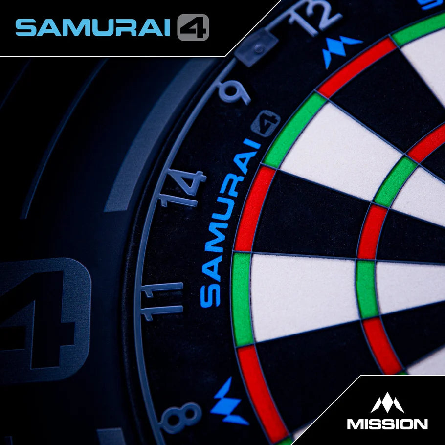 Mission Samurai 4 Dartboard Graphite Edition - Image 7