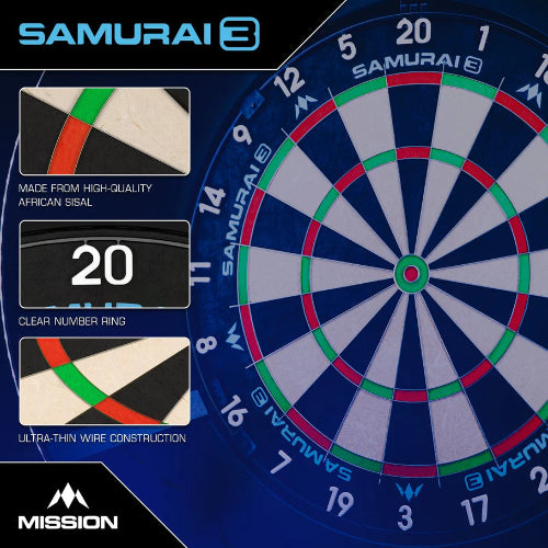 Mission Samurai 3 Dartboard - Image 4