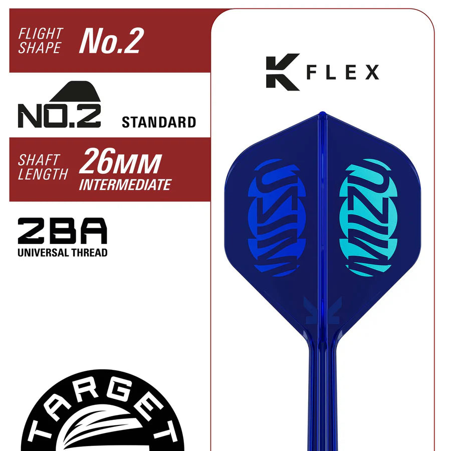 Target Japan Mizu 03 90% Tungsten SP Steel Tip Darts - Image 2