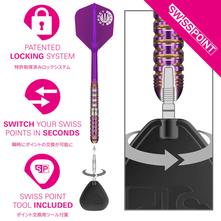 Target Japan Endeavour G2 90% Tungsten SP Steel Tip Darts - Image 6