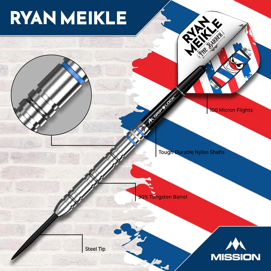 Mission Ryan Meikle 90% Tungsten Steel Tip Darts - Image 5