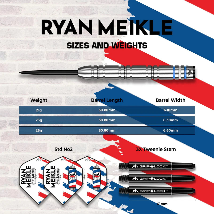 Mission Ryan Meikle 90% Tungsten Steel Tip Darts - Image 4