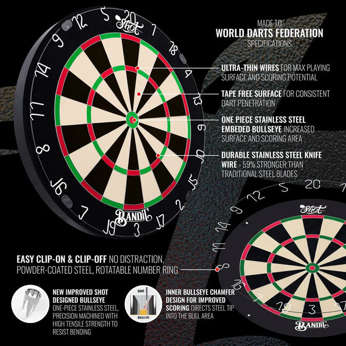 Shot Bandit Dartboard - Image 4