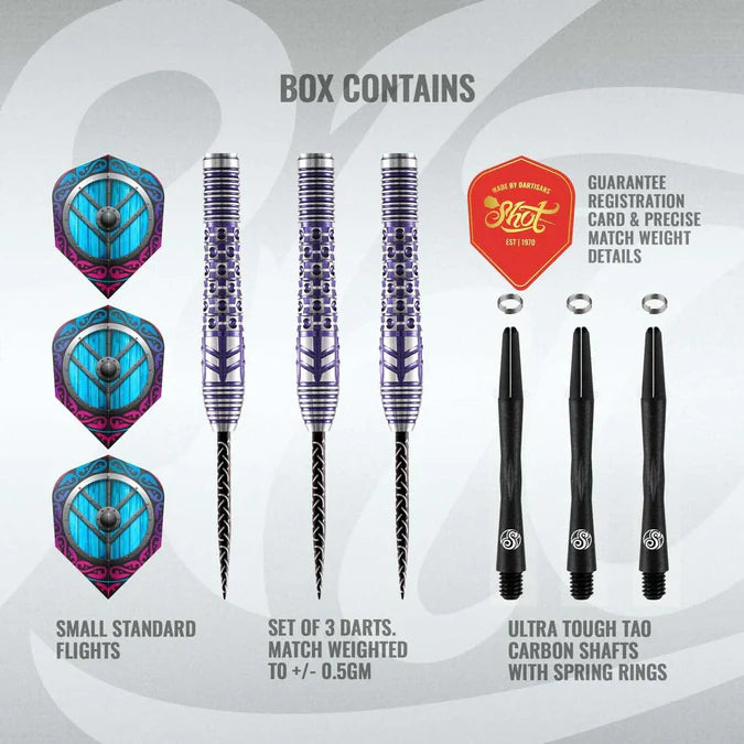 Shot Viking Shield Maiden 90% Tungsten Steel Tip Darts - Image 4