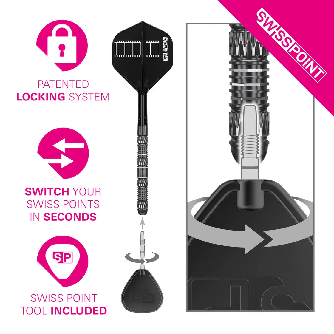 Chris Dobey 95k SP Steel TIp Darts - Image 5