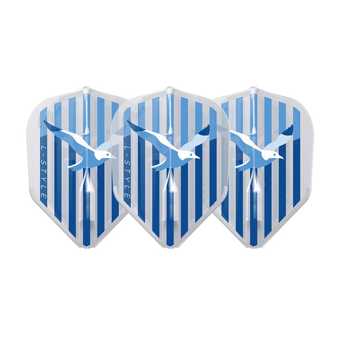 L-Style EZ L3 Tavis Dudeney White - Dart Flights - Image 3