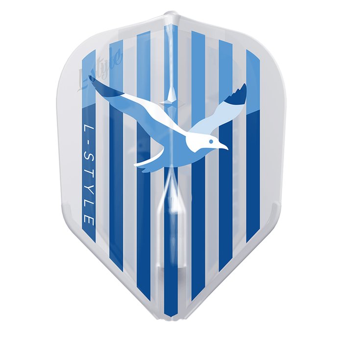 L-Style EZ L3 Tavis Dudeney White - Dart Flights - Image 2