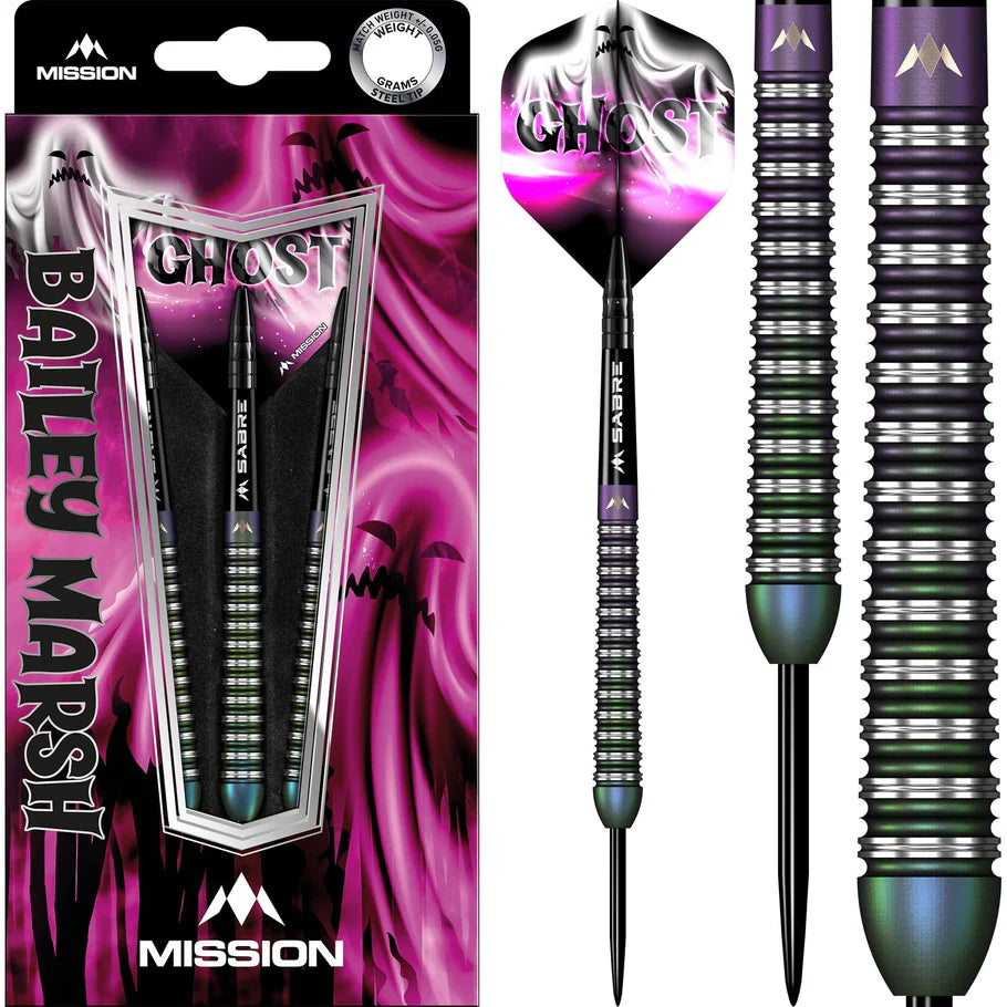 Mission Bailey Marsh 90% Tungsten Steel Tip Darts - Image 3
