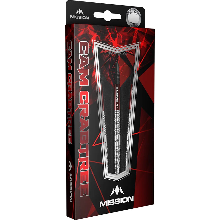 Mission Cam Crabtree Natural 95% Tungsten Steel Tip Darts - Image 4