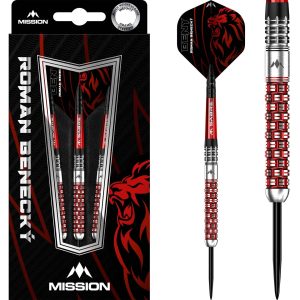 Mission Roman Benecky 90% Tungsten Steel Tip Darts