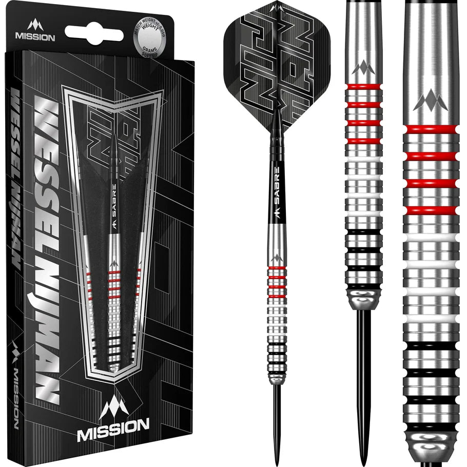 Mission Wessel Nijman 95% Tungsten Steel Tip Darts - Image 2