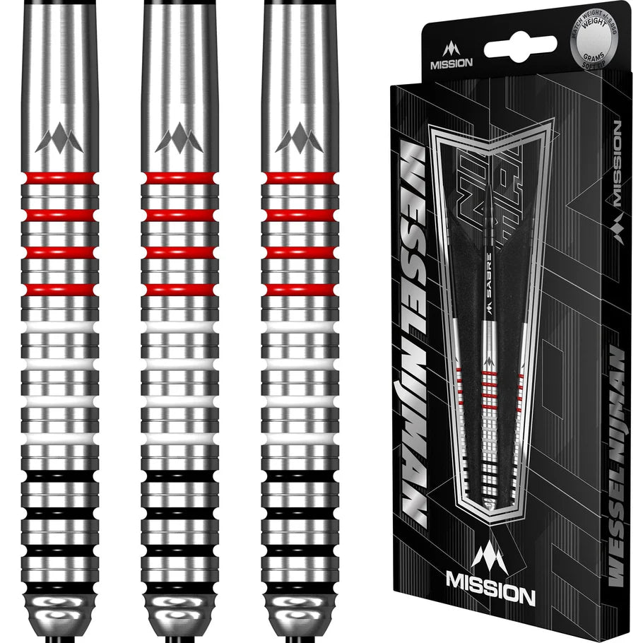 Mission Wessel Nijman 95% Tungsten Steel Tip Darts - Image 3