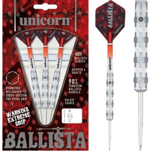 Unicorn Ballista Darts Style 1 Extreme Hex Grip Steel Tip Darts